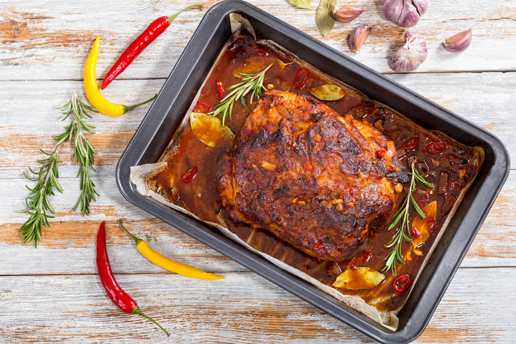 Slow Cooked Lamb Shoulder with Gochujang