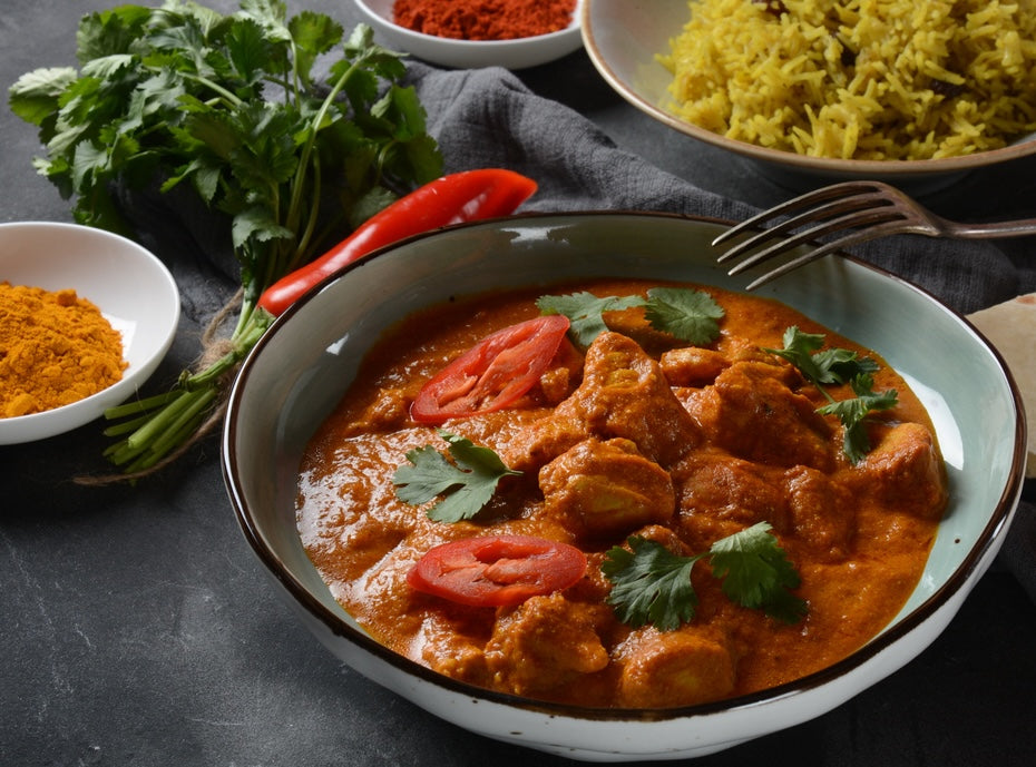 Butter Chicken & Turmeric Rice