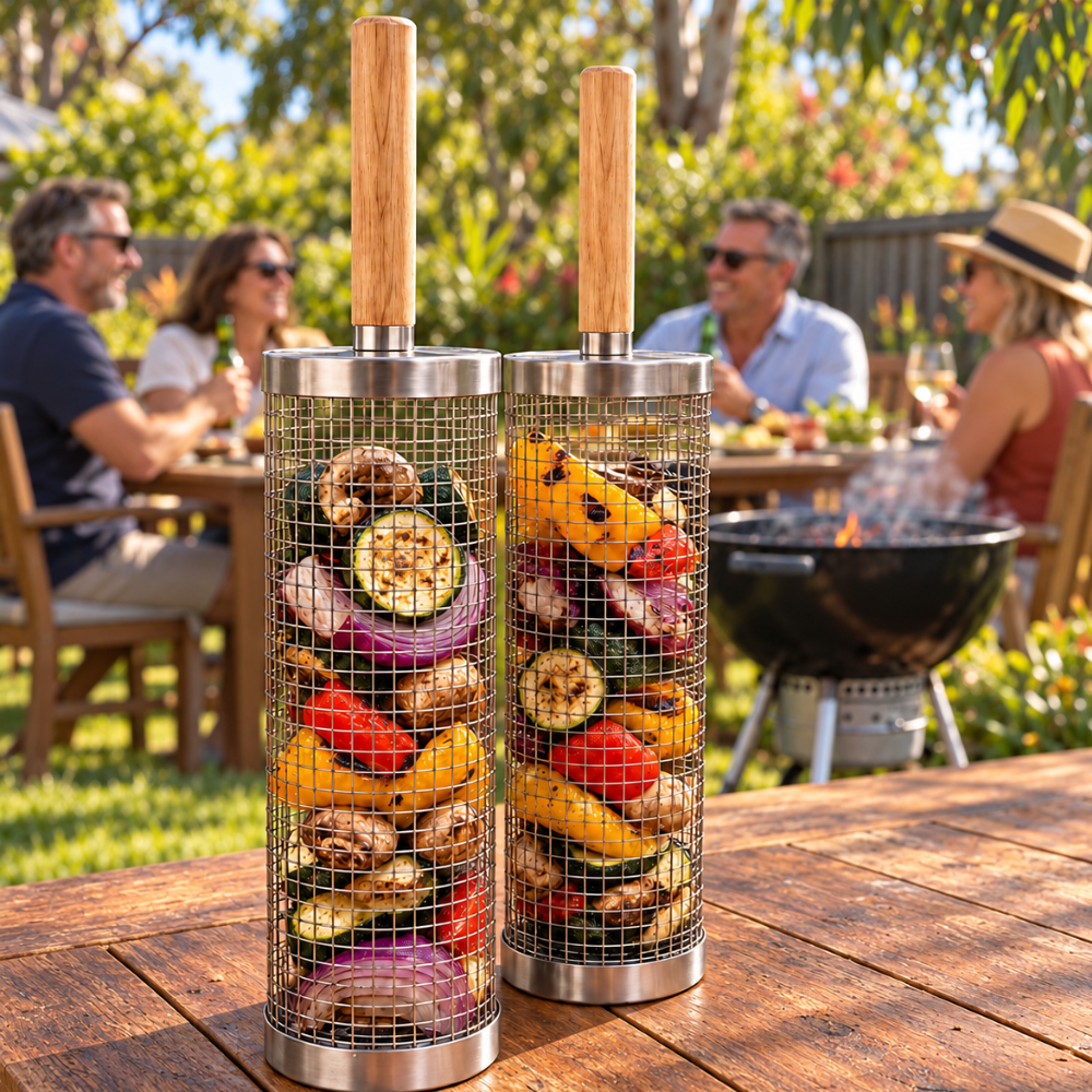 GRILL MATE ROLLER BASKET