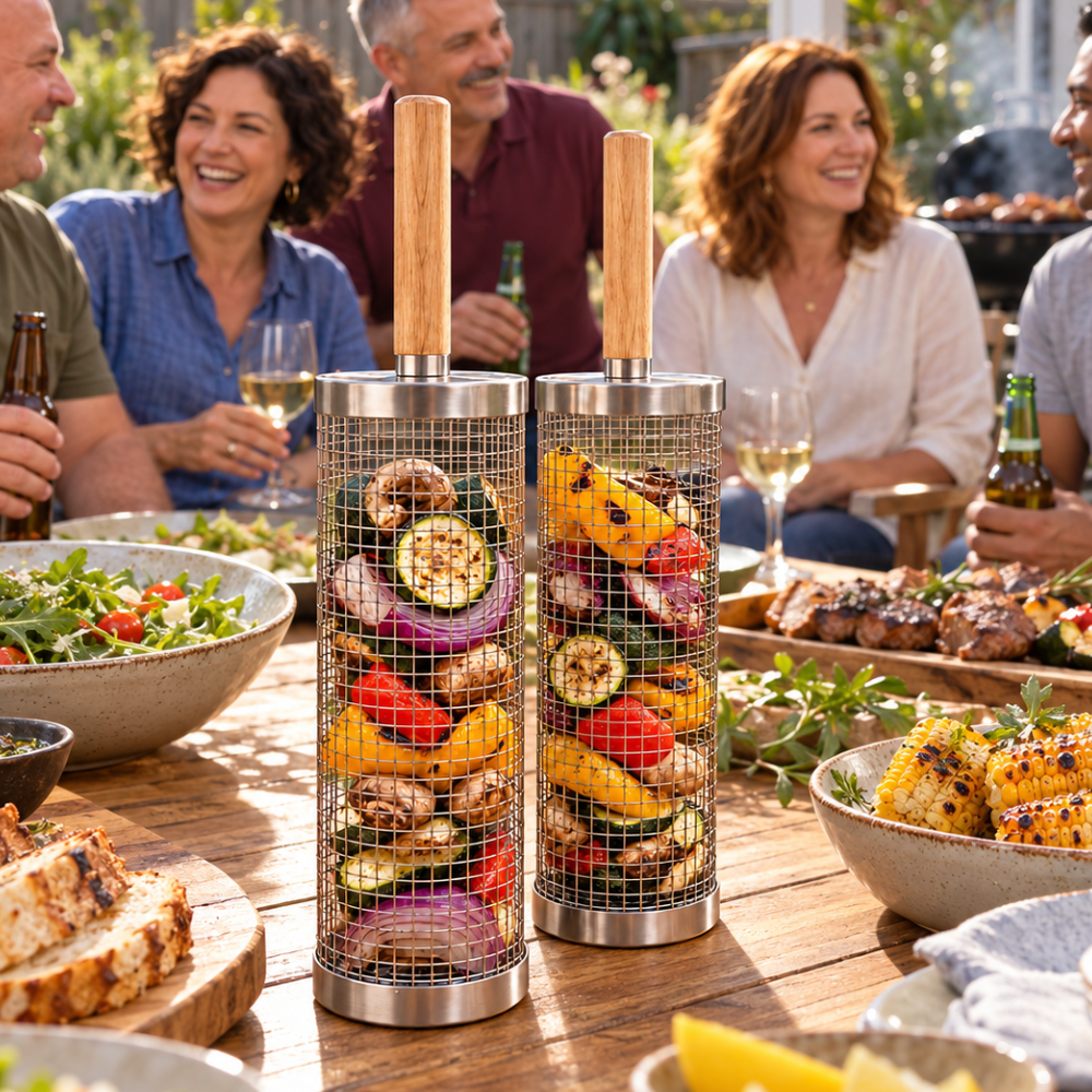 GRILL MATE ROLLER BASKET