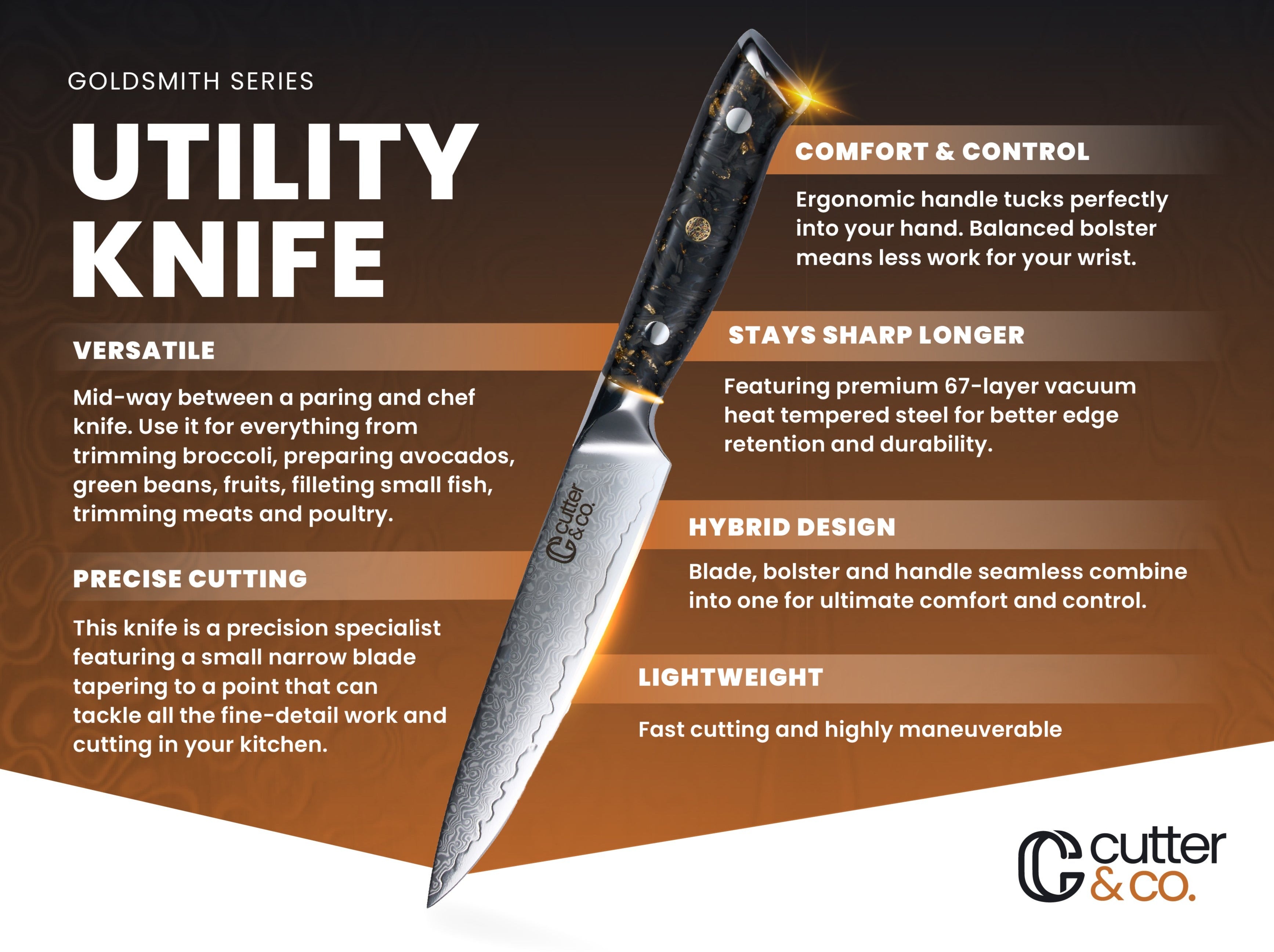 UTILITY KNIFE 6"